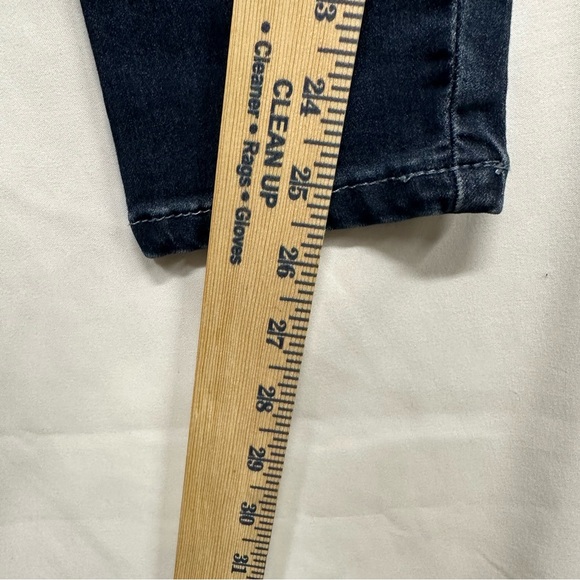 Laurie Felt Silky Seamless Stretch Leggings Jeans Small Dark Wash - Picture 11 of 11